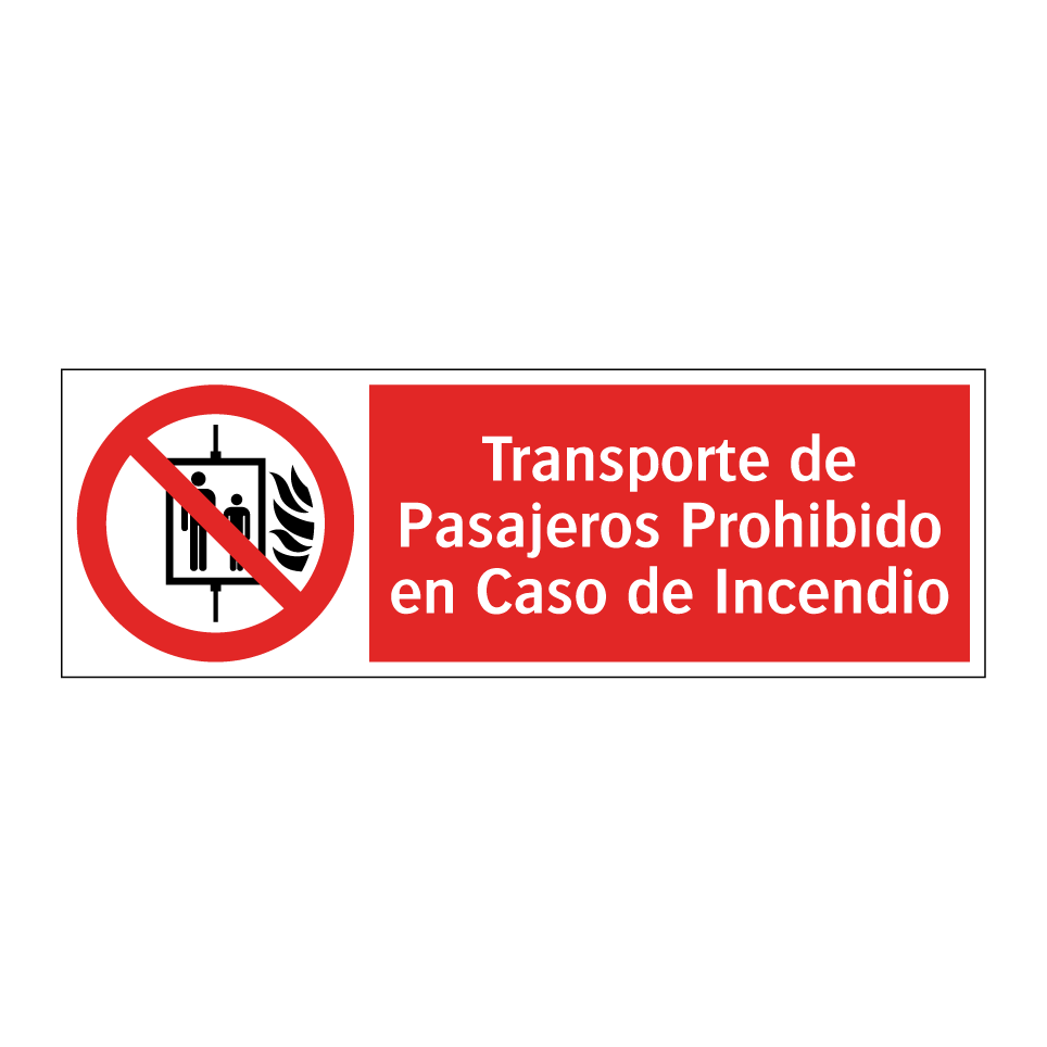 Transporte de Pasajeros Prohibido en Caso de Incendio