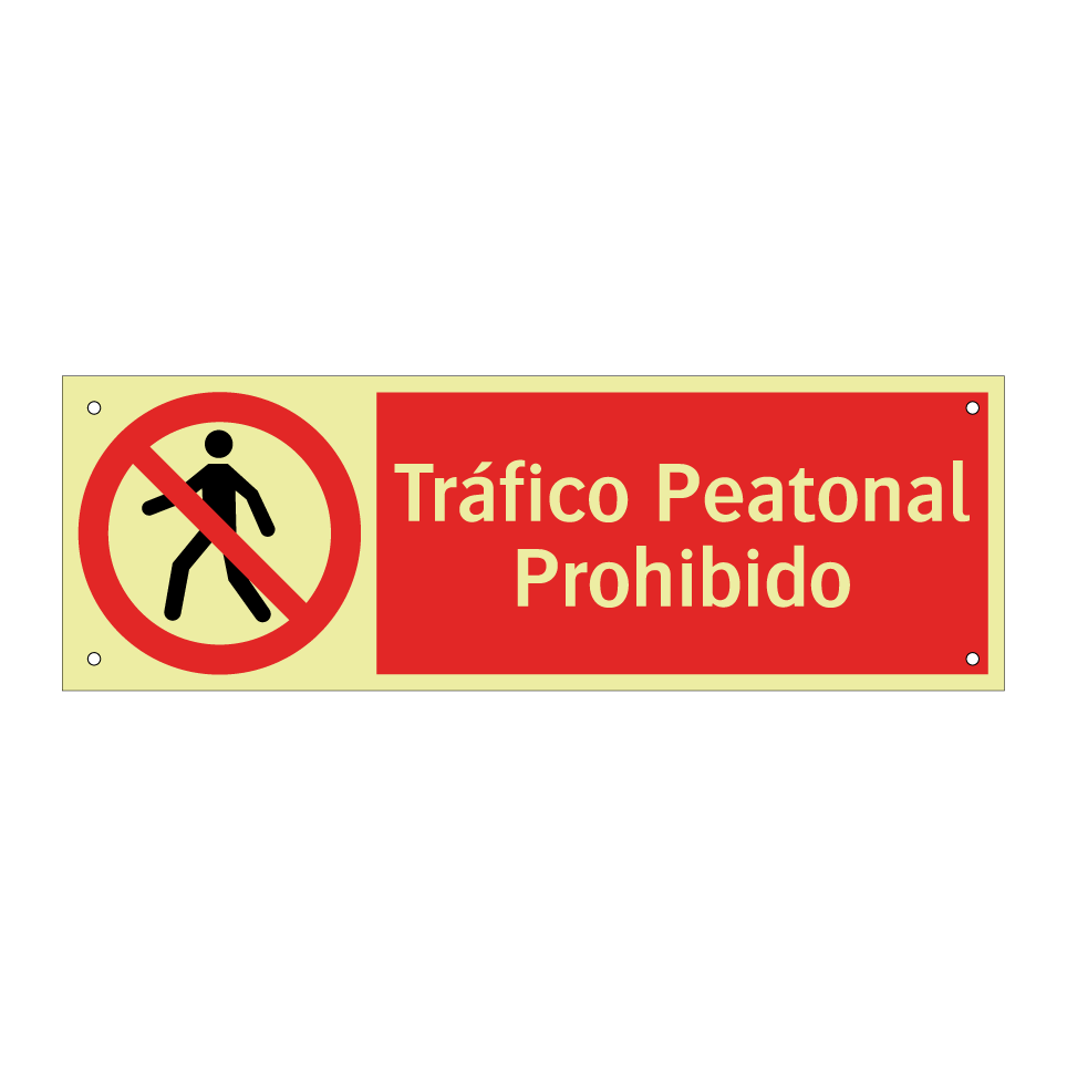 Tráfico Peatonal Prohibido