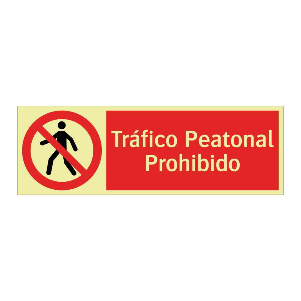 Tráfico Peatonal Prohibido
