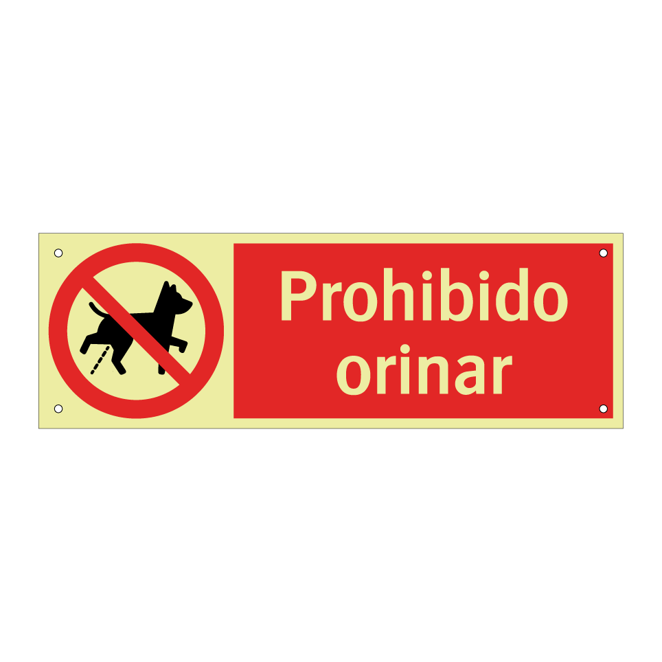 Prohibido orinar