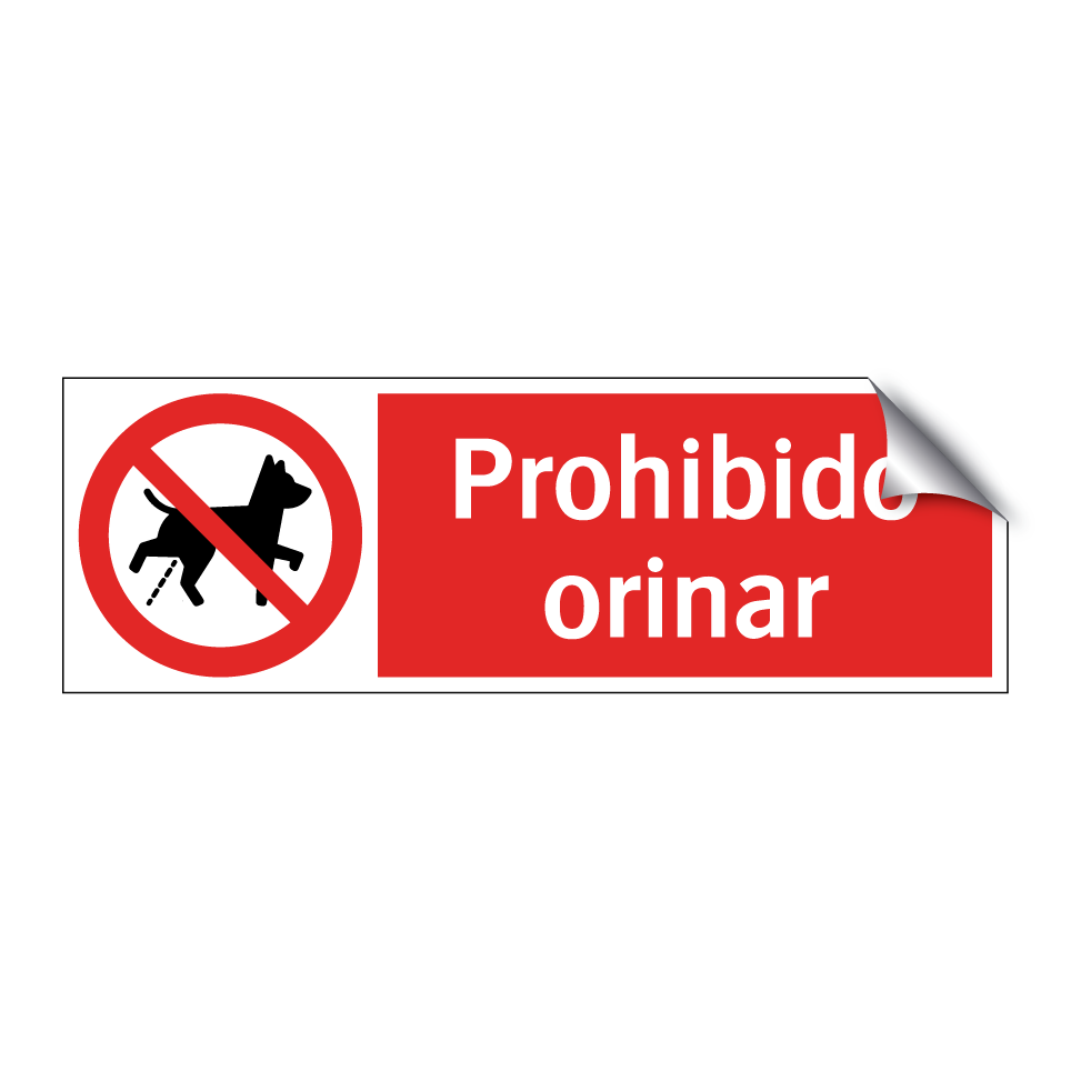Prohibido orinar