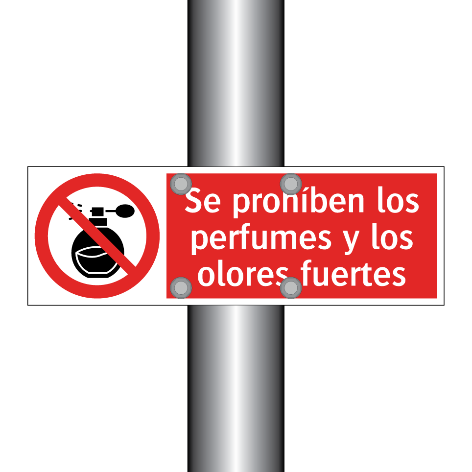 Se prohíben los perfumes y los olores fuertes