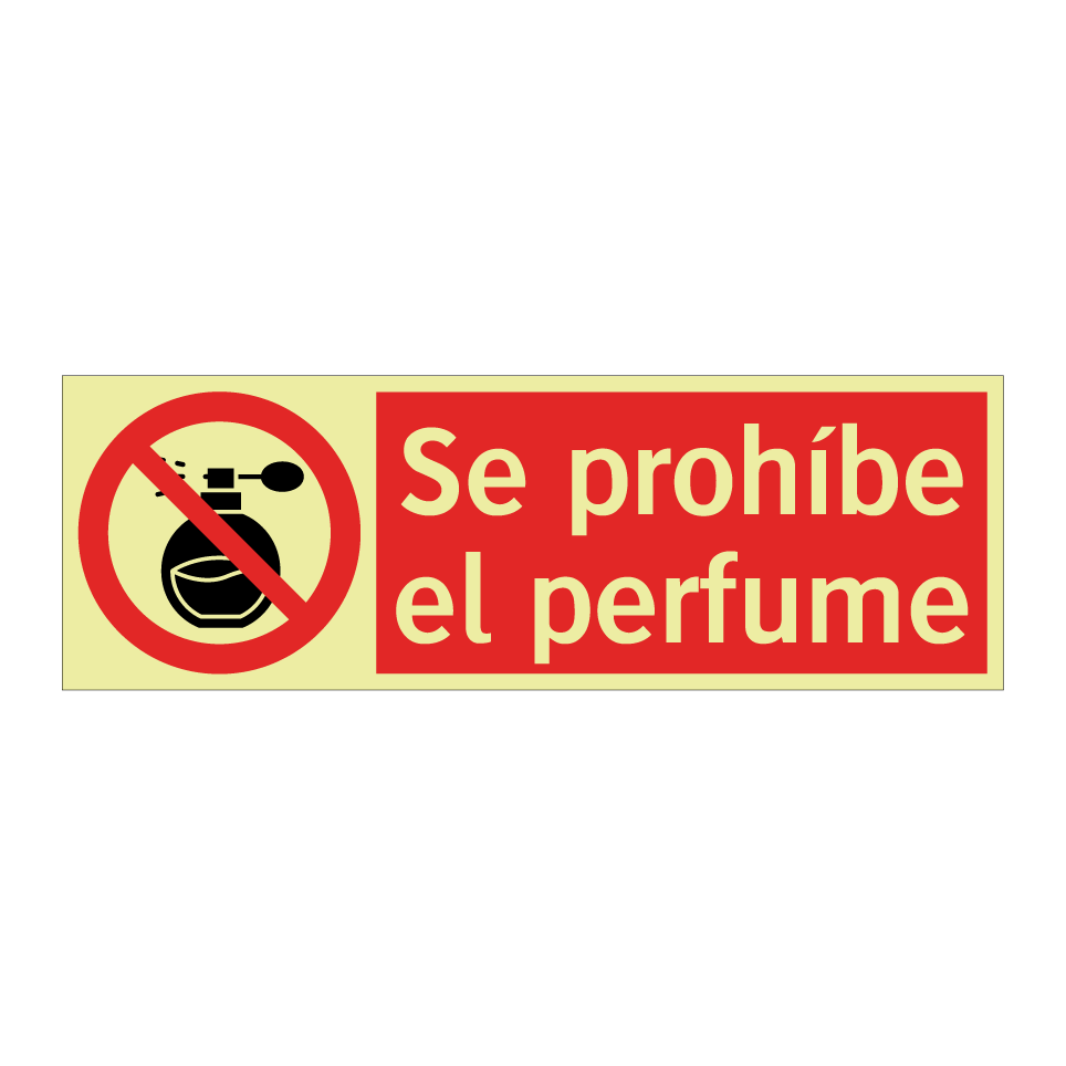 Se prohíbe el perfume