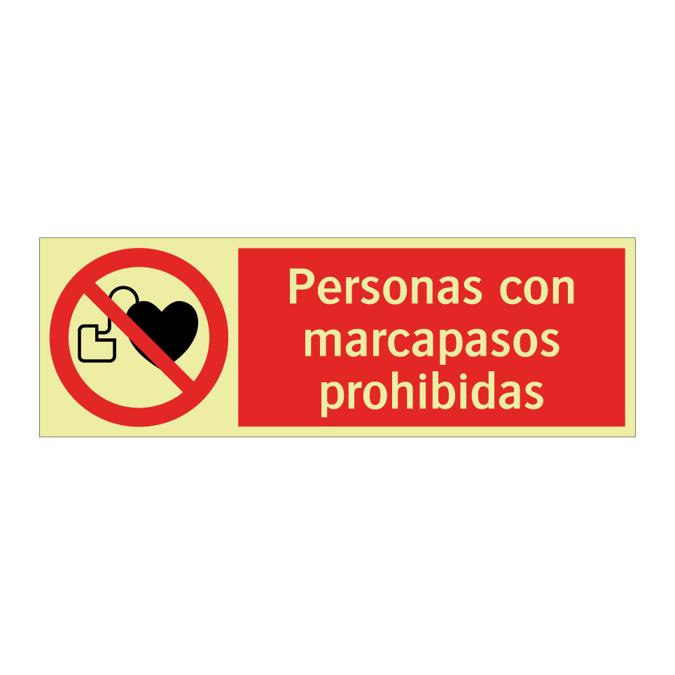 Personas con marcapasos prohibidas