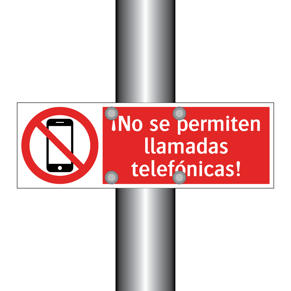 ¡No se permiten llamadas telefónicas!