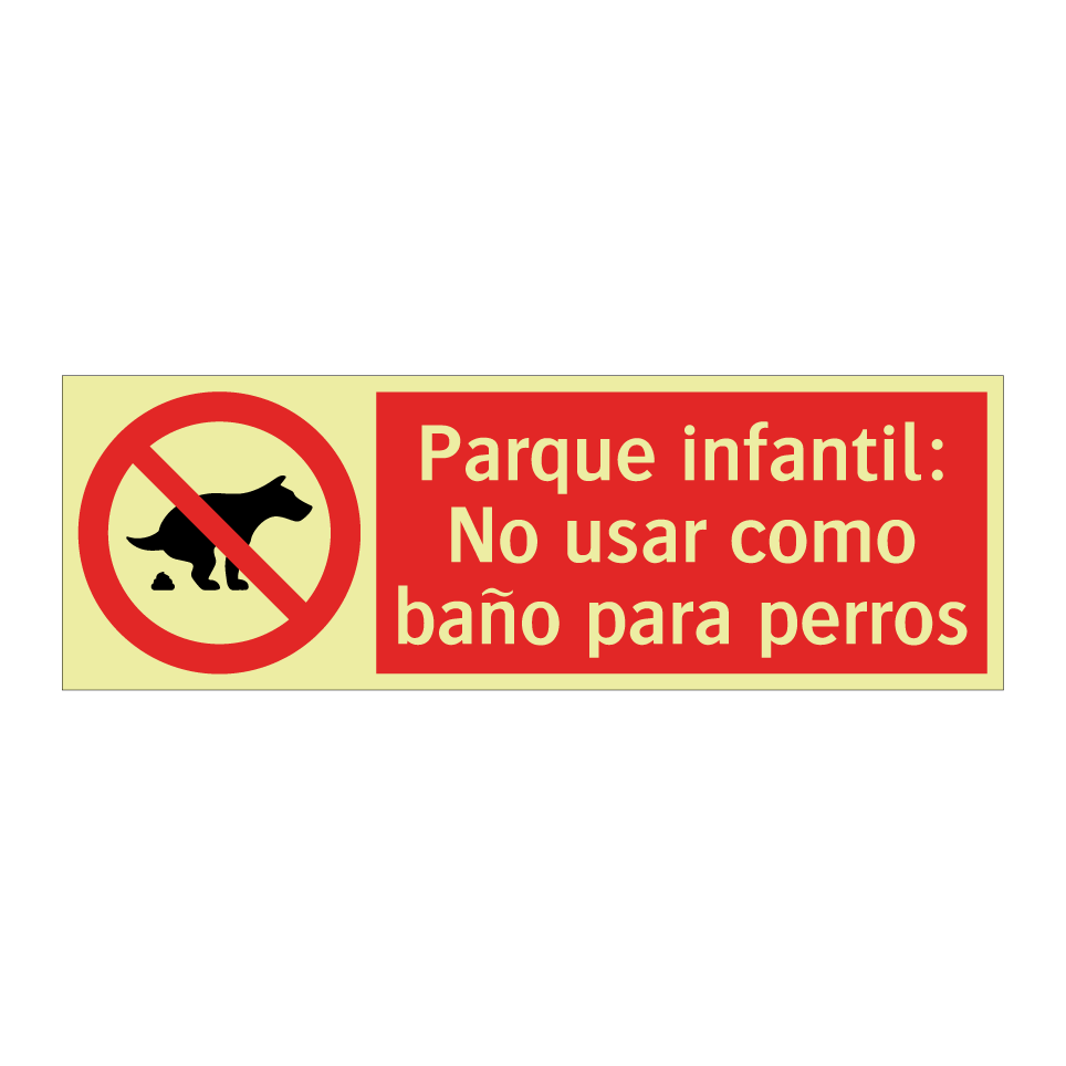 Parque infantil: No usar como baño para perros