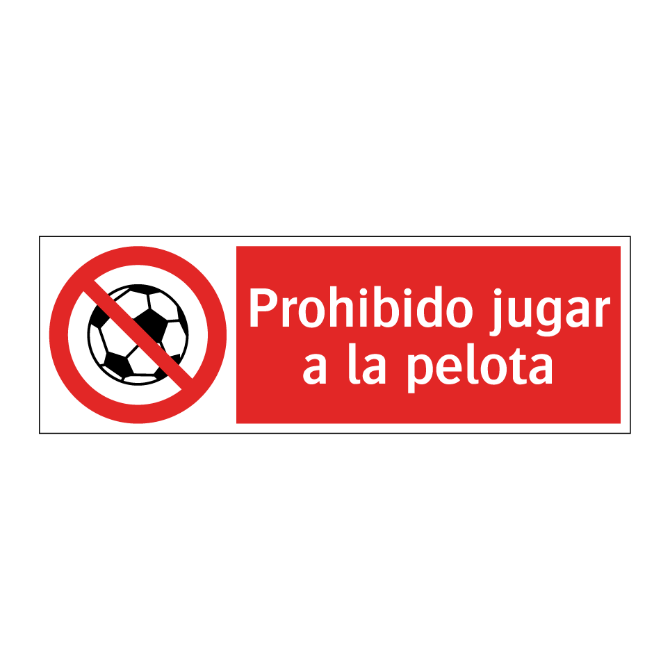 Prohibido jugar a la pelota