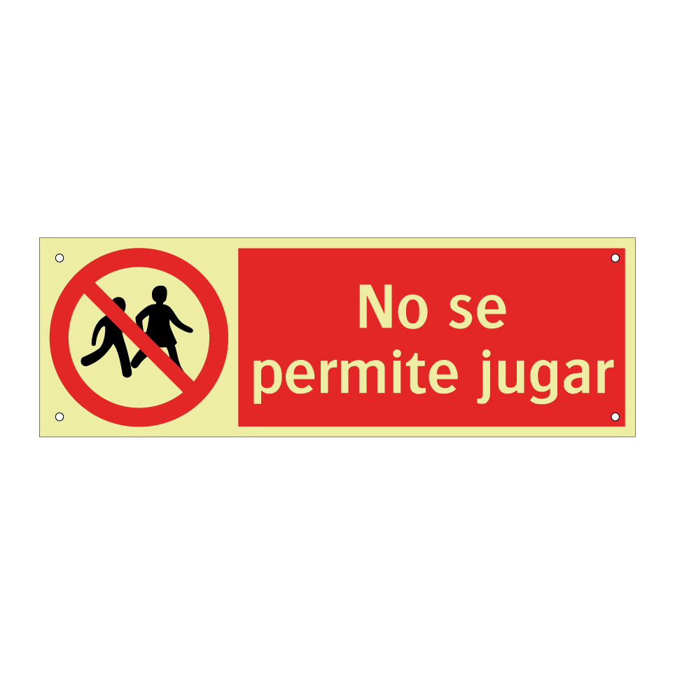 No se permite jugar