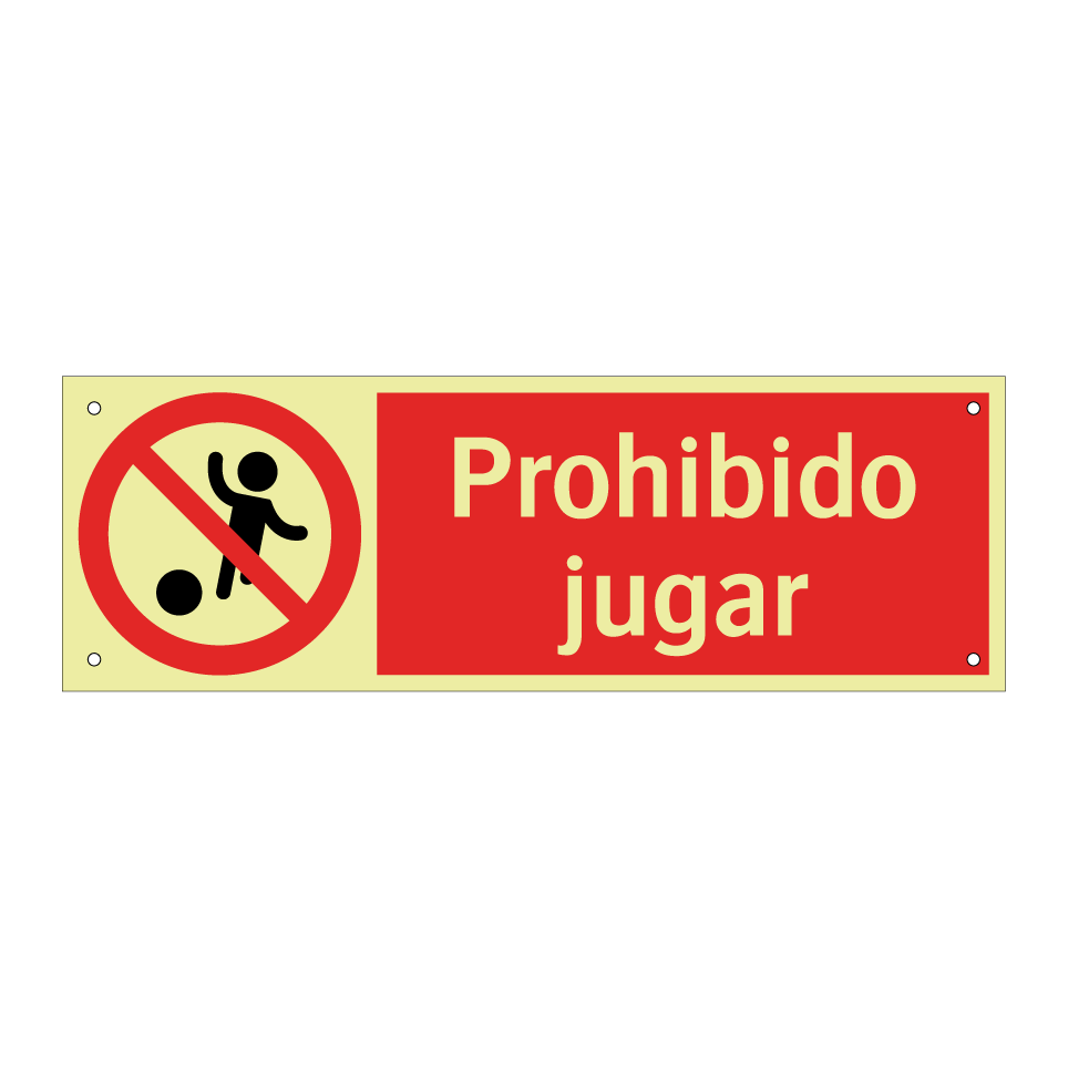 Prohibido jugar