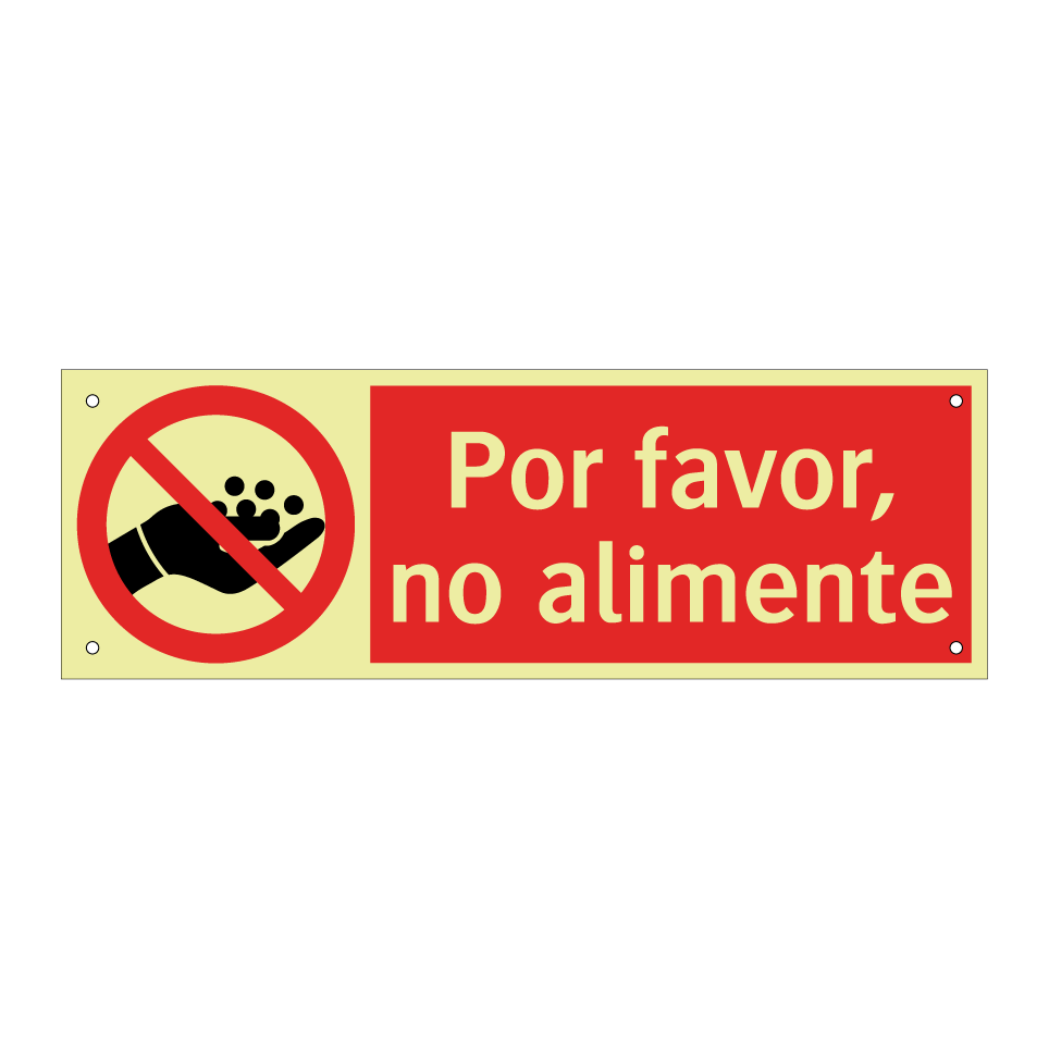 Por favor, no alimente