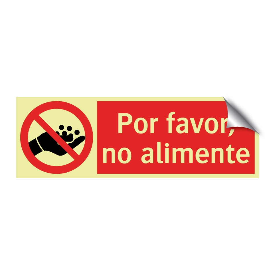 Por favor, no alimente