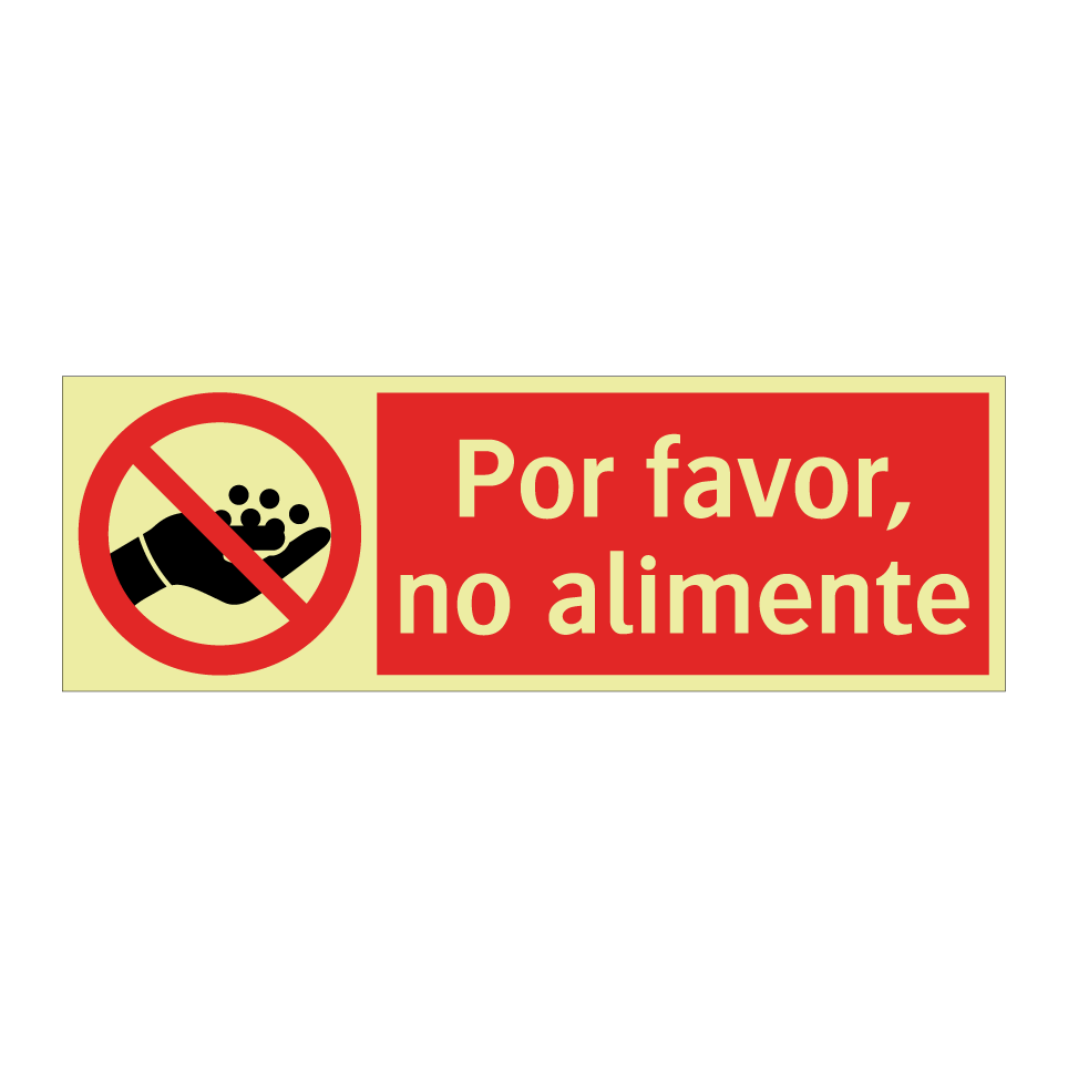 Por favor, no alimente