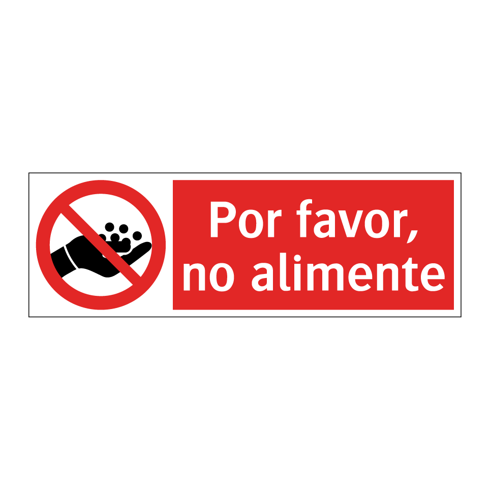 Por favor, no alimente