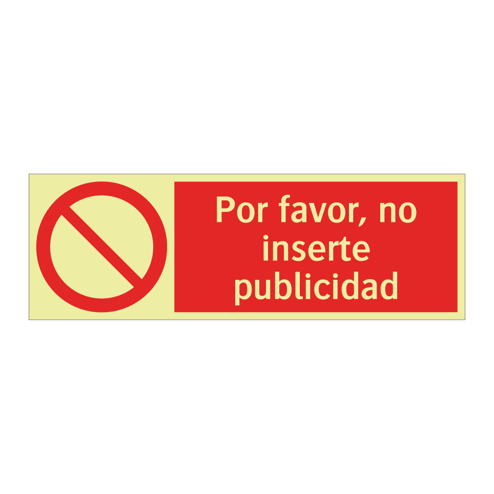 Por favor, no inserte publicidad