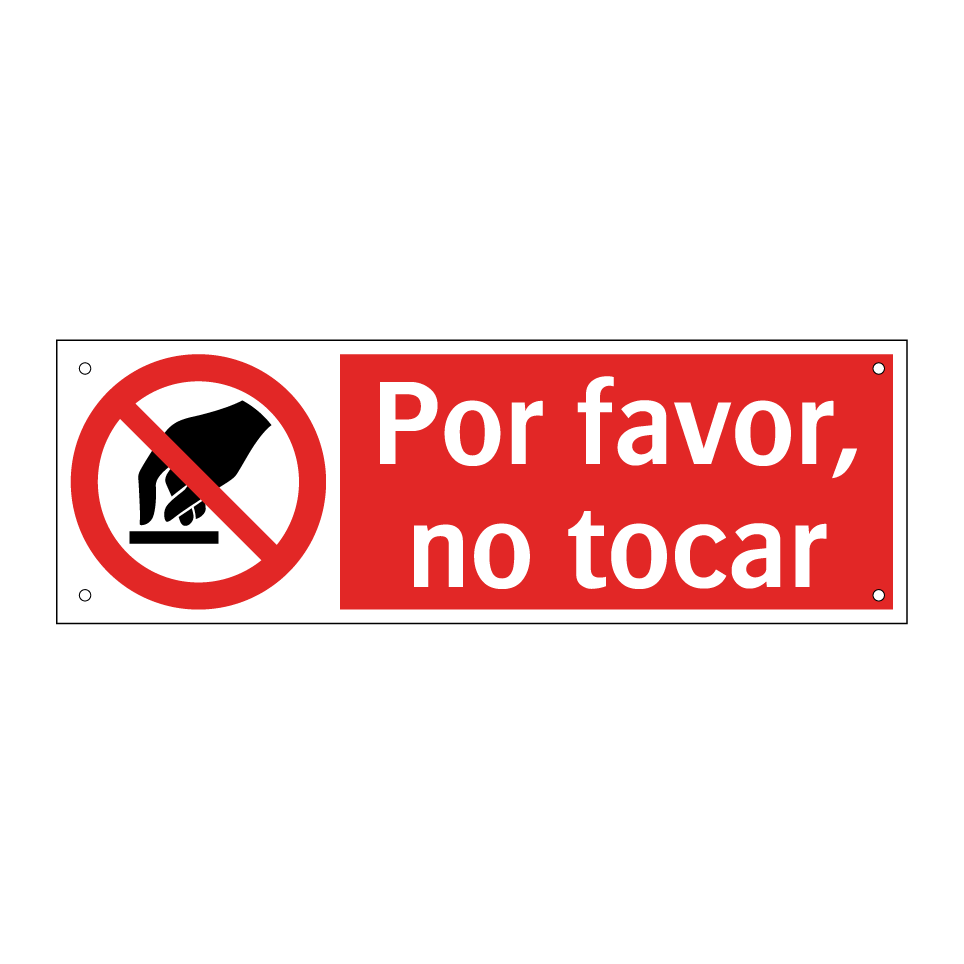 Por favor, no tocar