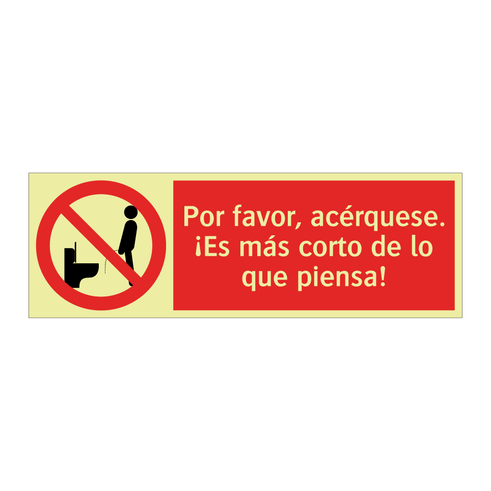 Por favor, acérquese. ¡Es más corto de lo que piensa!