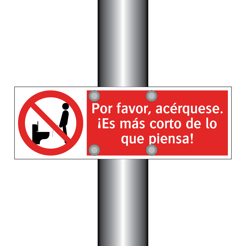 Por favor, acérquese. ¡Es más corto de lo que piensa!
