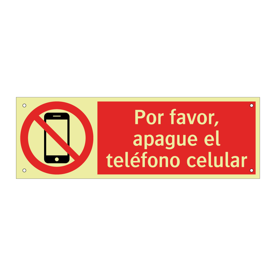 Por favor, apague el teléfono celular