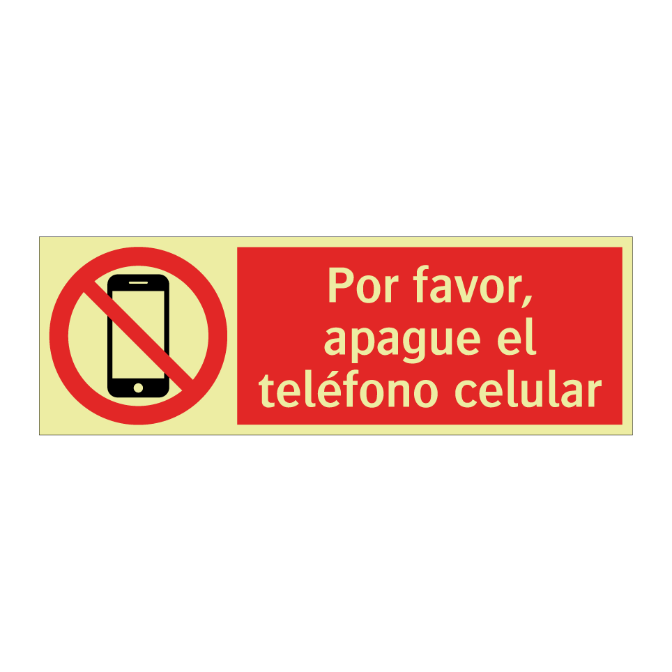 Por favor, apague el teléfono celular