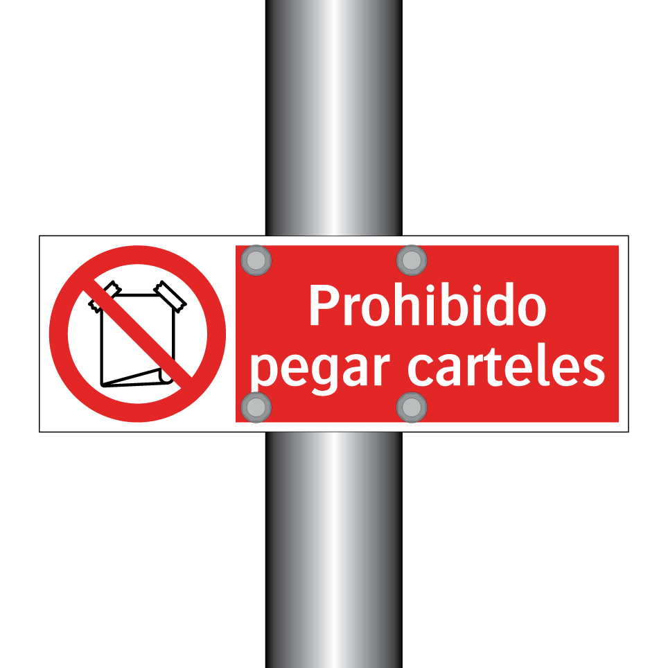 Prohibido pegar carteles