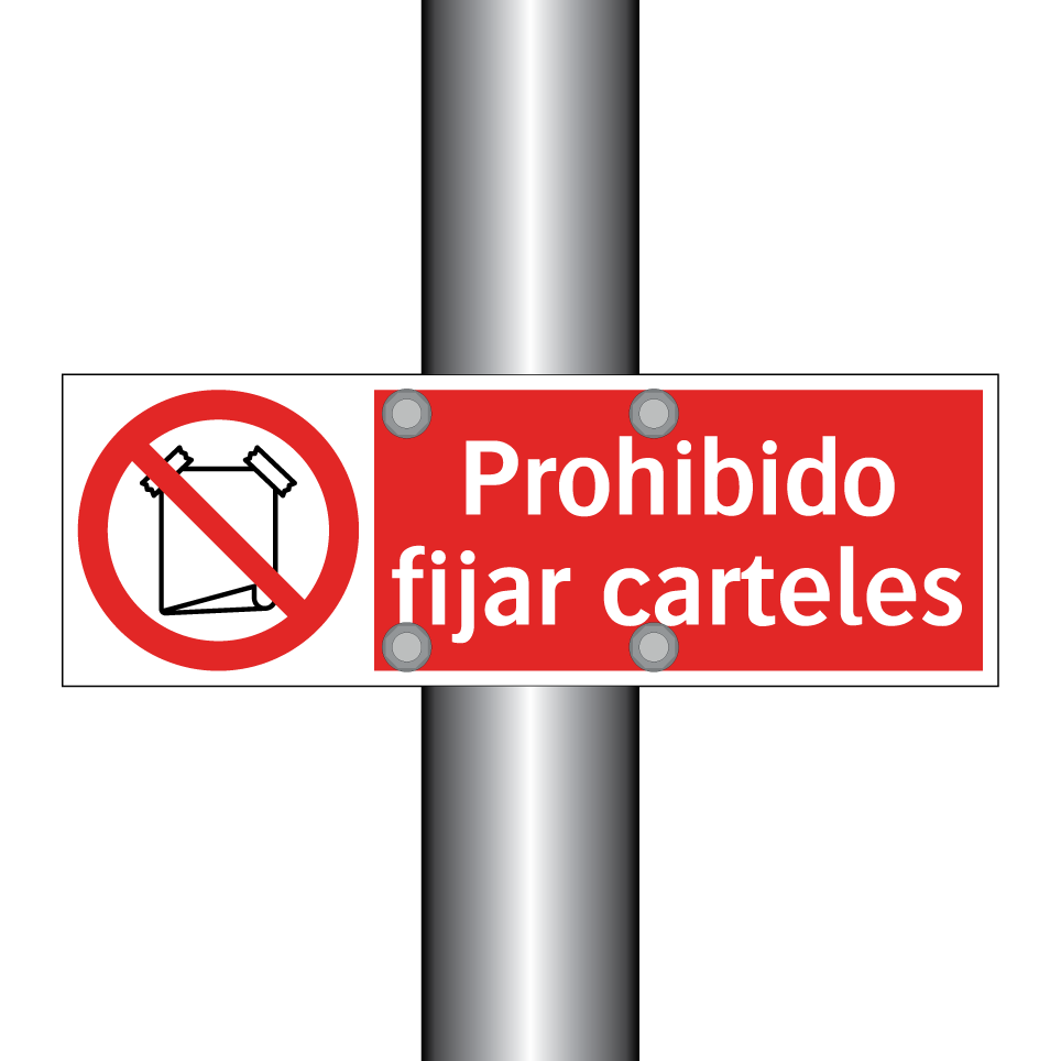 Prohibido fijar carteles