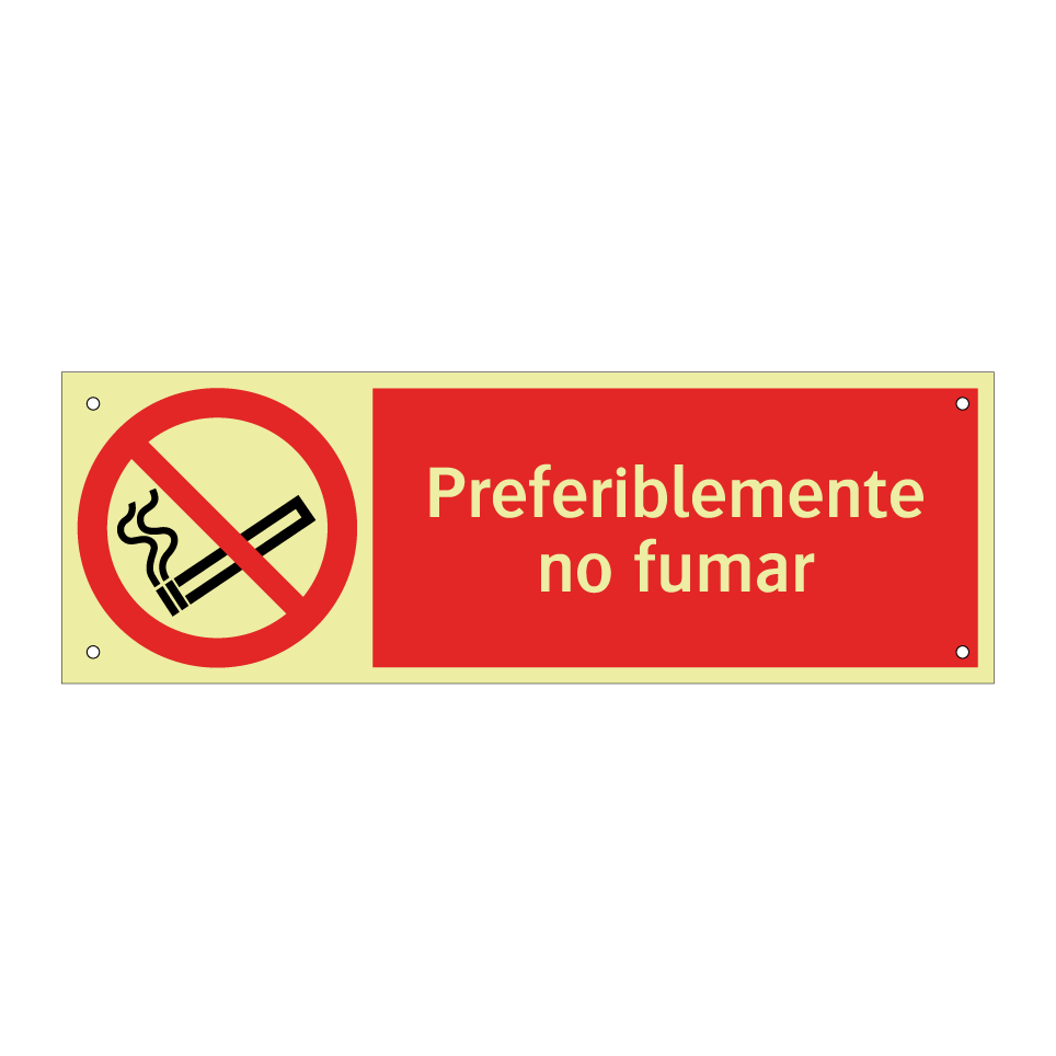 Preferiblemente no fumar