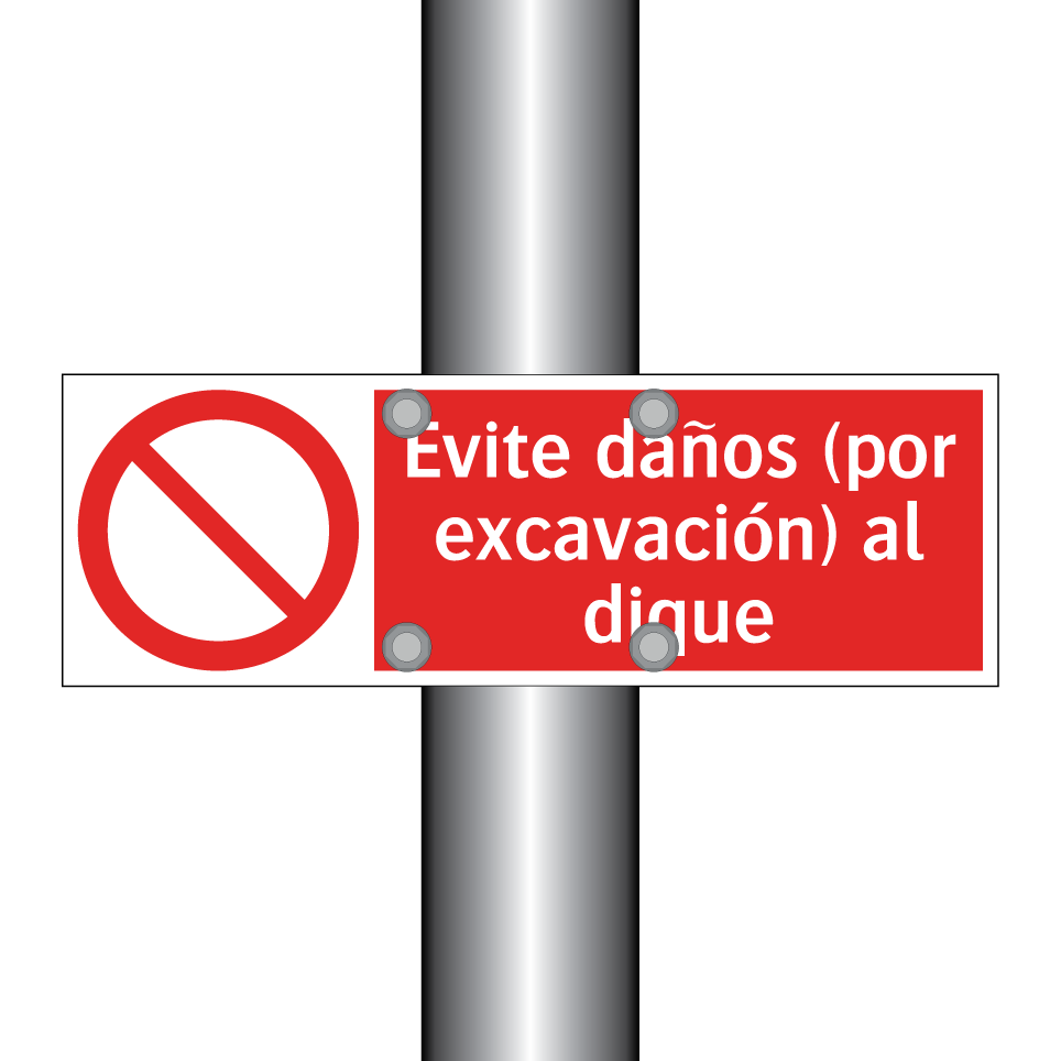 Evite daños (por excavación) al dique