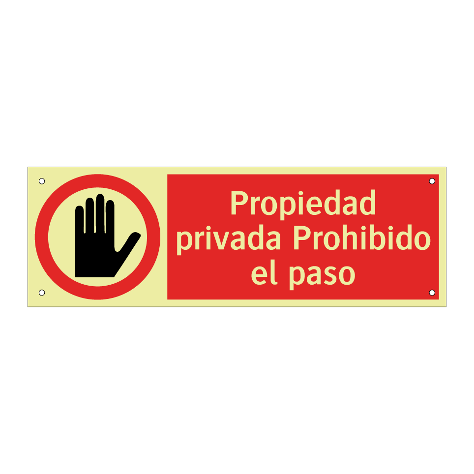 Propiedad privada Prohibido el paso