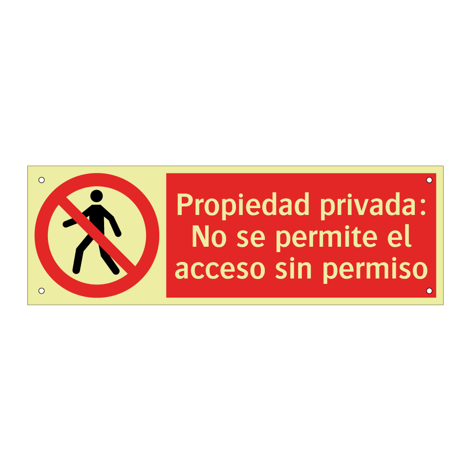 Propiedad privada: No se permite el acceso sin permiso