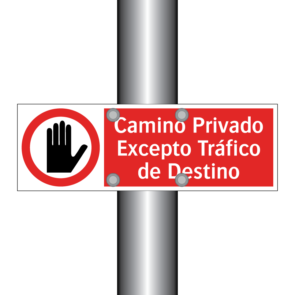Camino Privado Excepto Tráfico de Destino