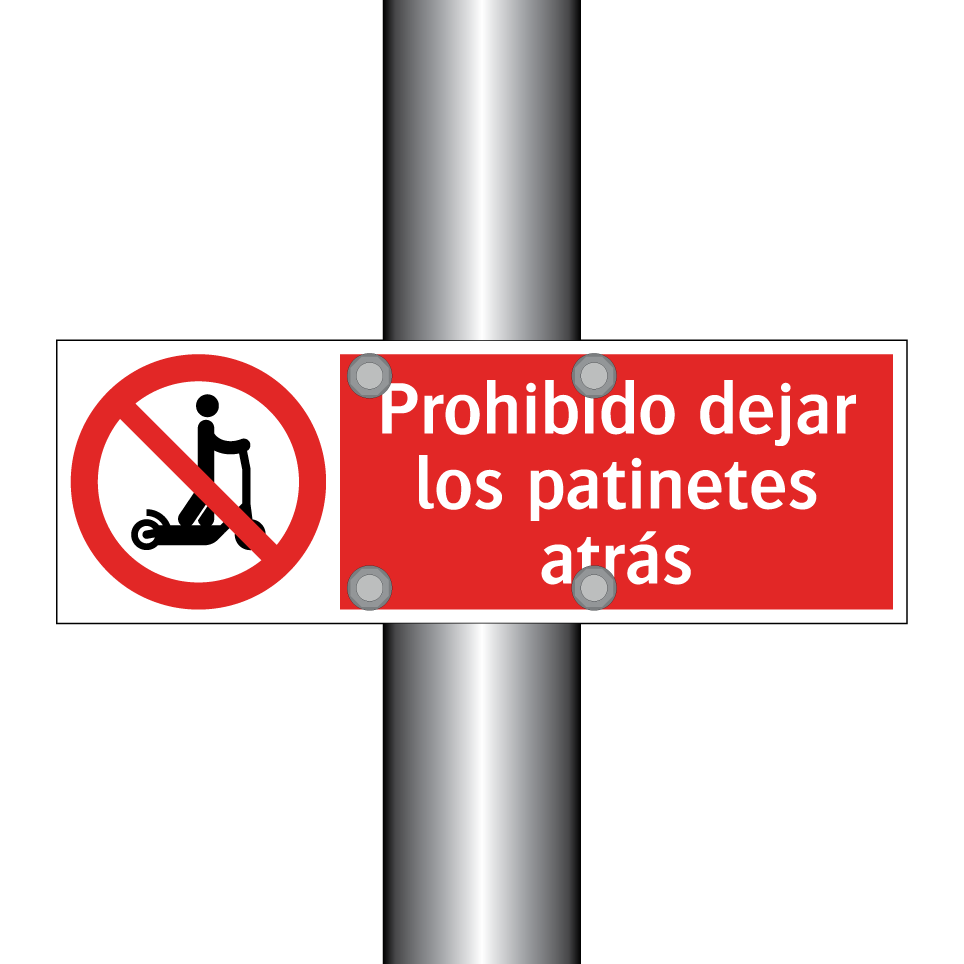 Prohibido dejar los patinetes atrás
