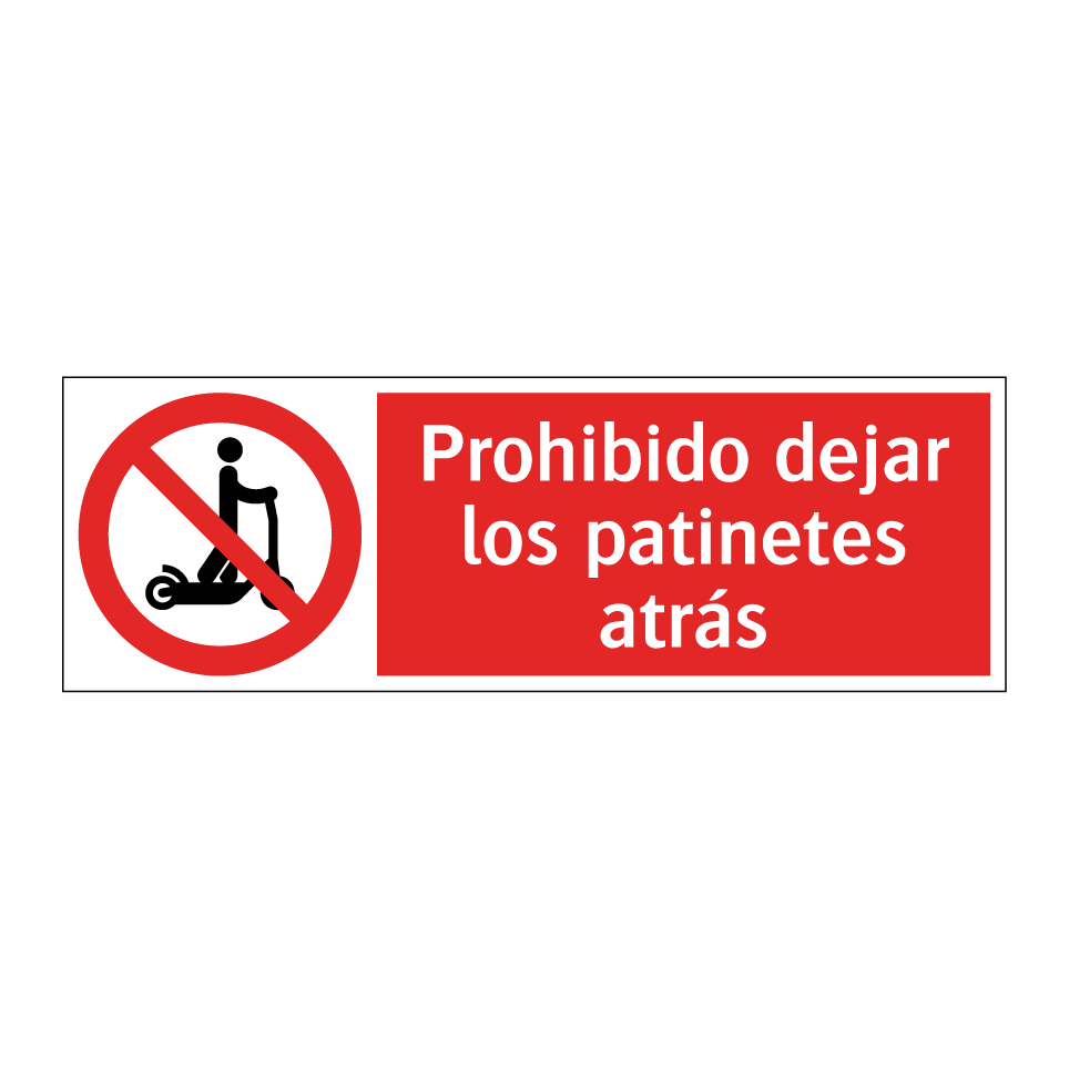 Prohibido dejar los patinetes atrás