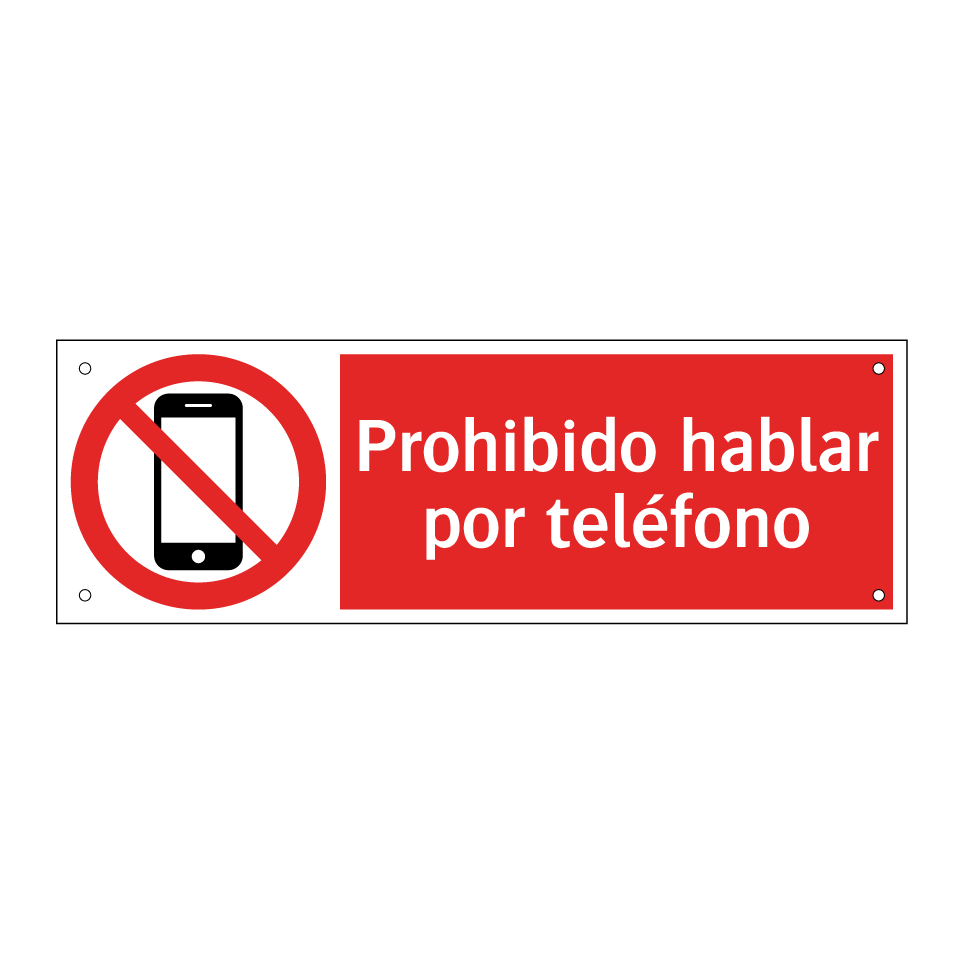 Prohibido hablar por teléfono