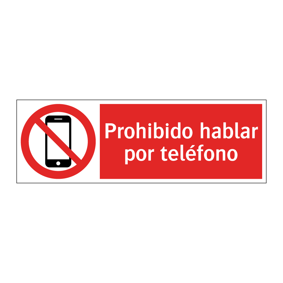 Prohibido hablar por teléfono