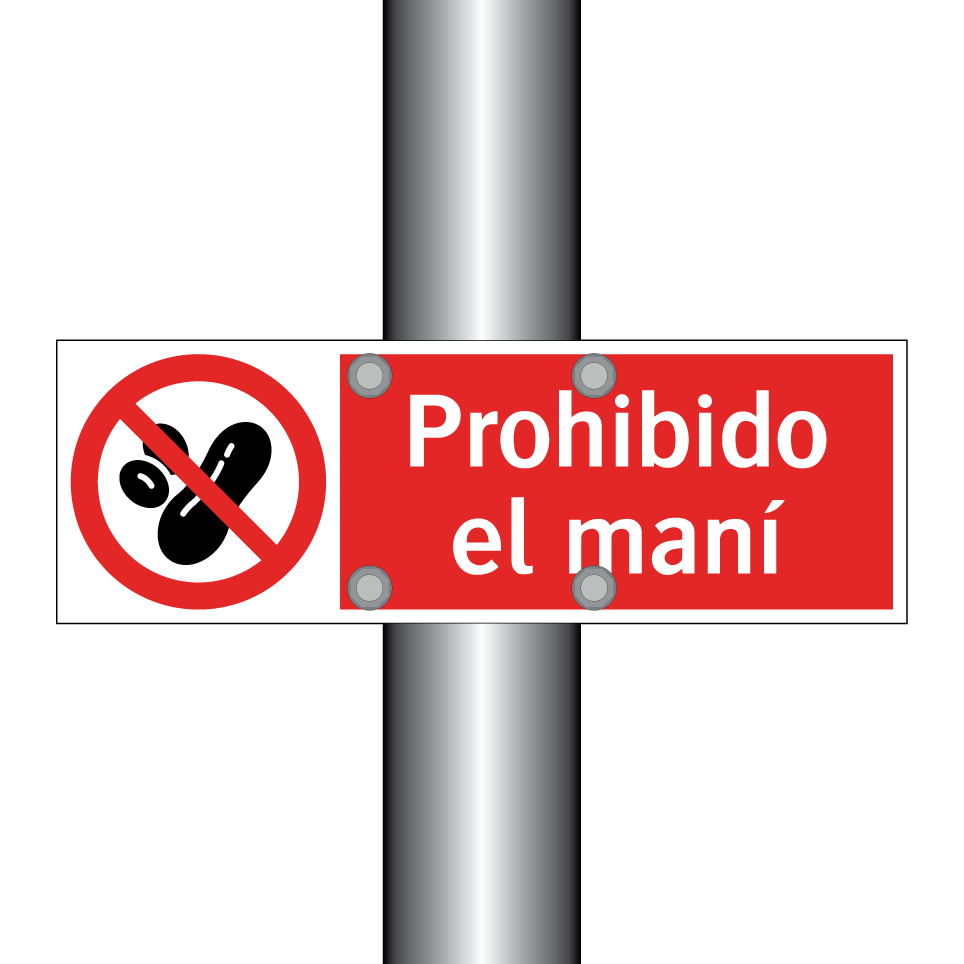 Prohibido el maní