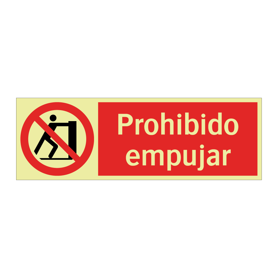 Prohibido empujar
