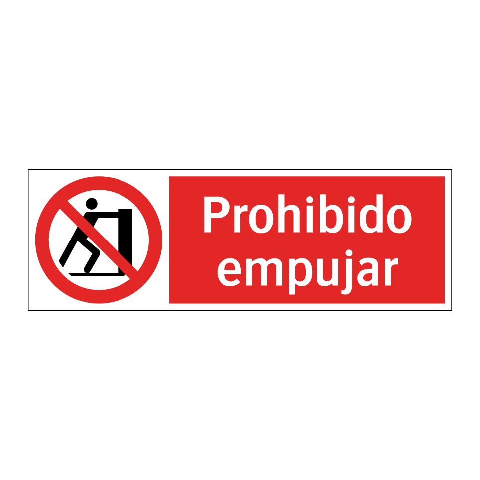 Prohibido empujar