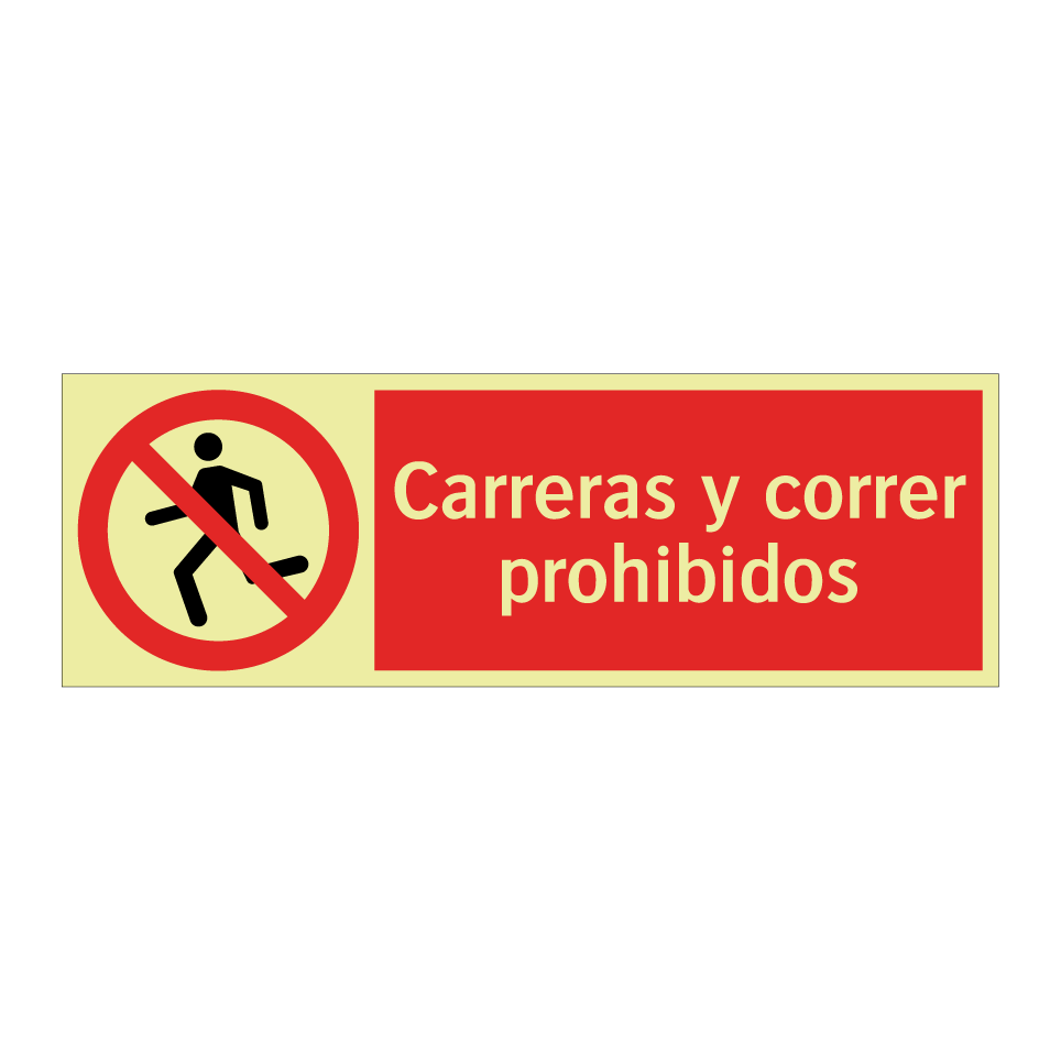 Carreras y correr prohibidos