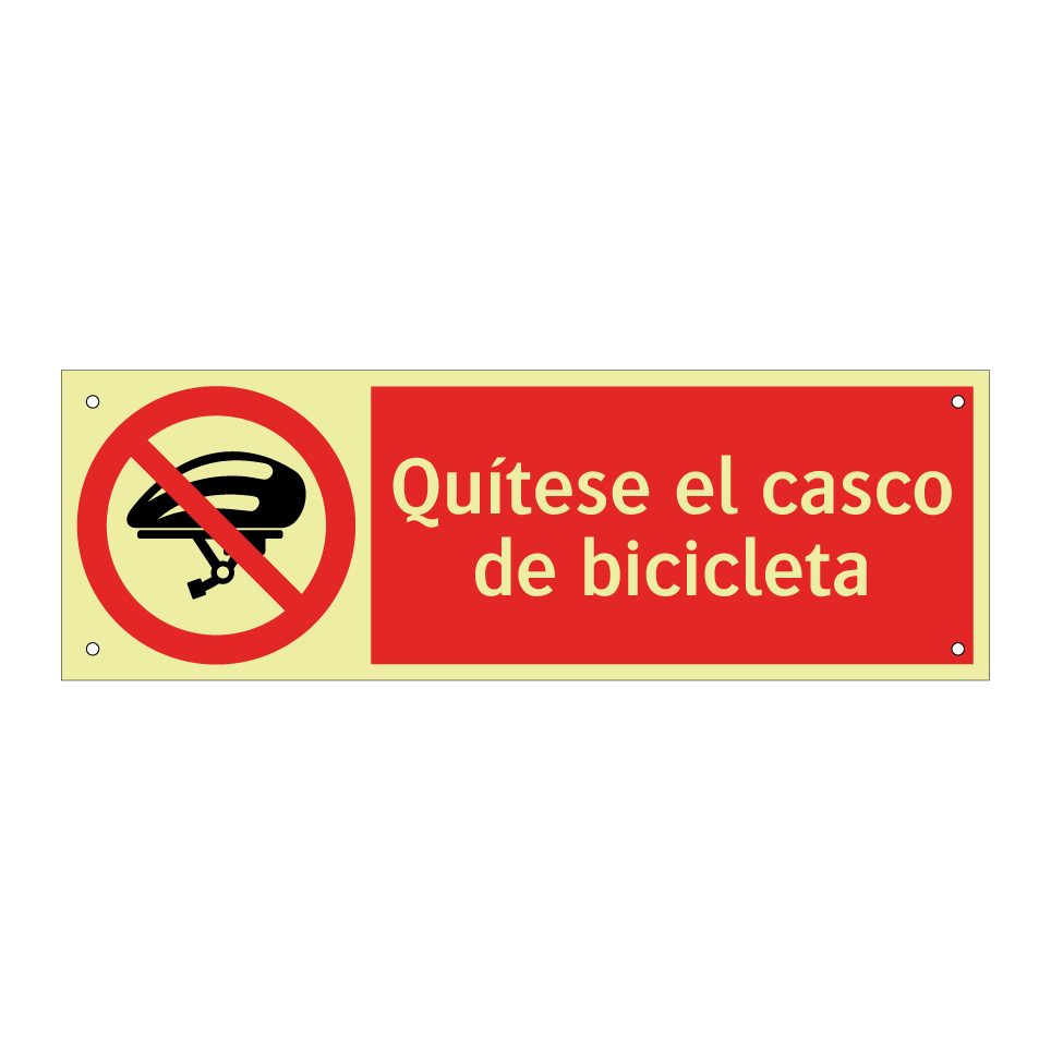 Quítese el casco de bicicleta