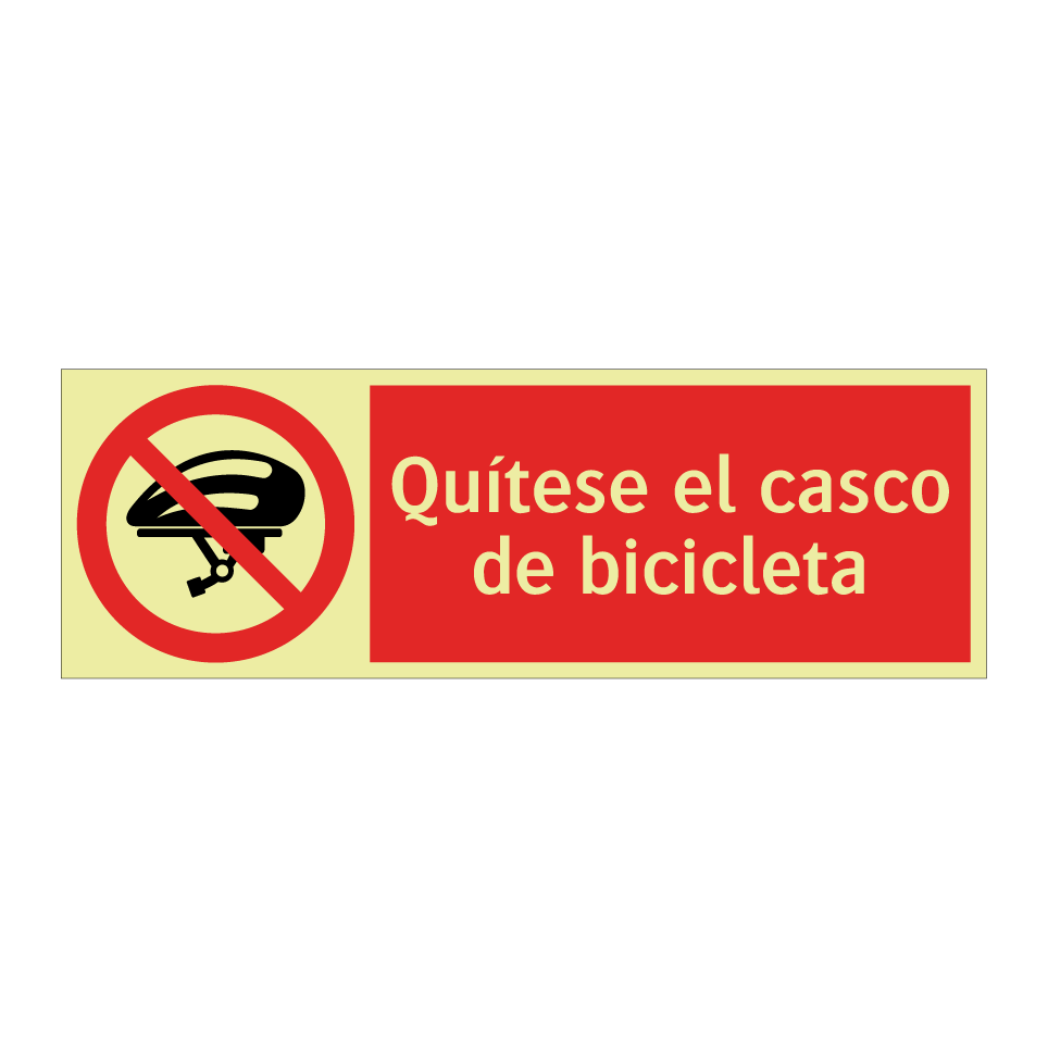 Quítese el casco de bicicleta