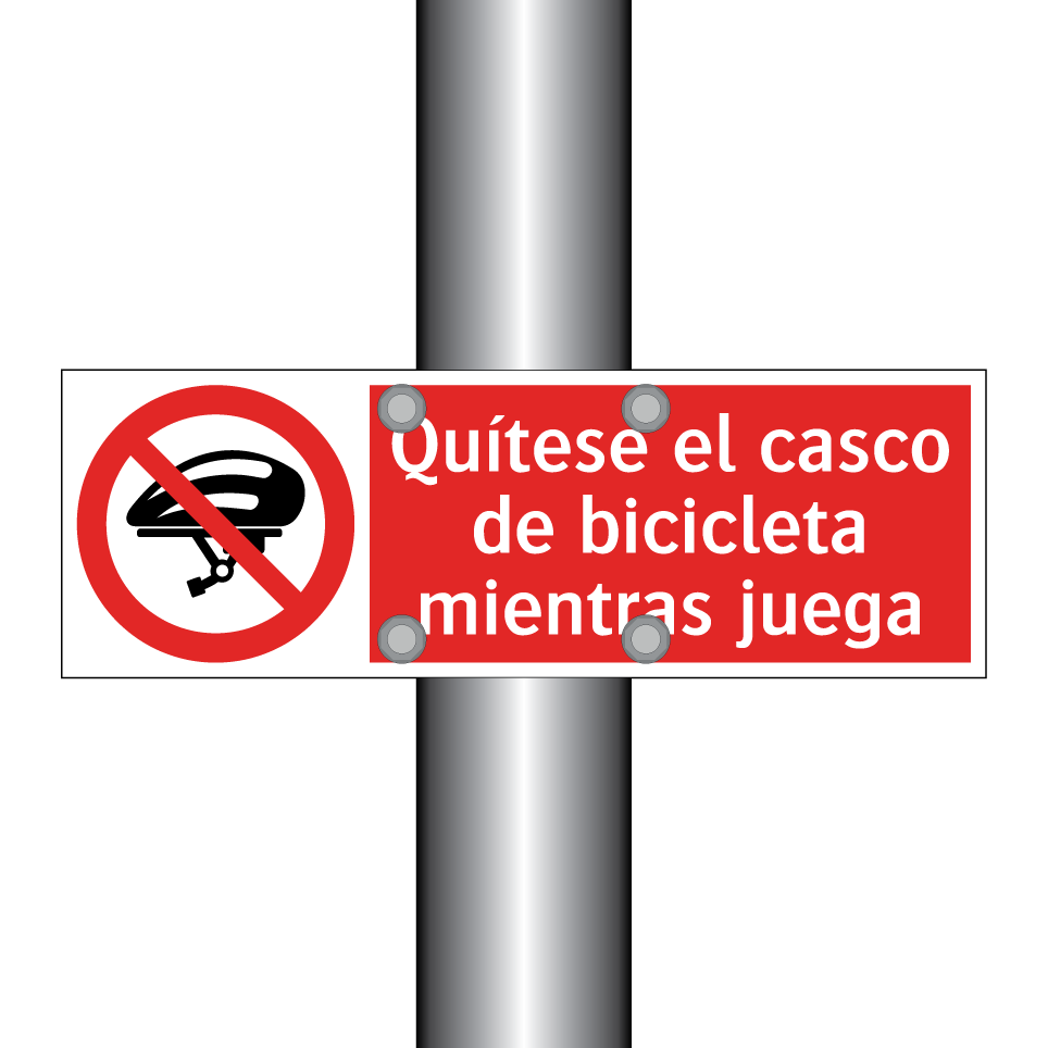 Quítese el casco de bicicleta mientras juega