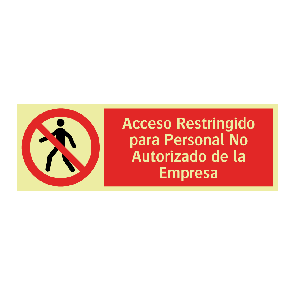 Acceso Restringido para Personal No Autorizado de la Empresa