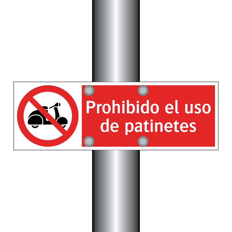 Prohibido el uso de patinetes
