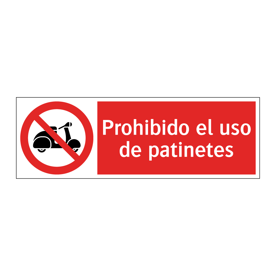 Prohibido el uso de patinetes