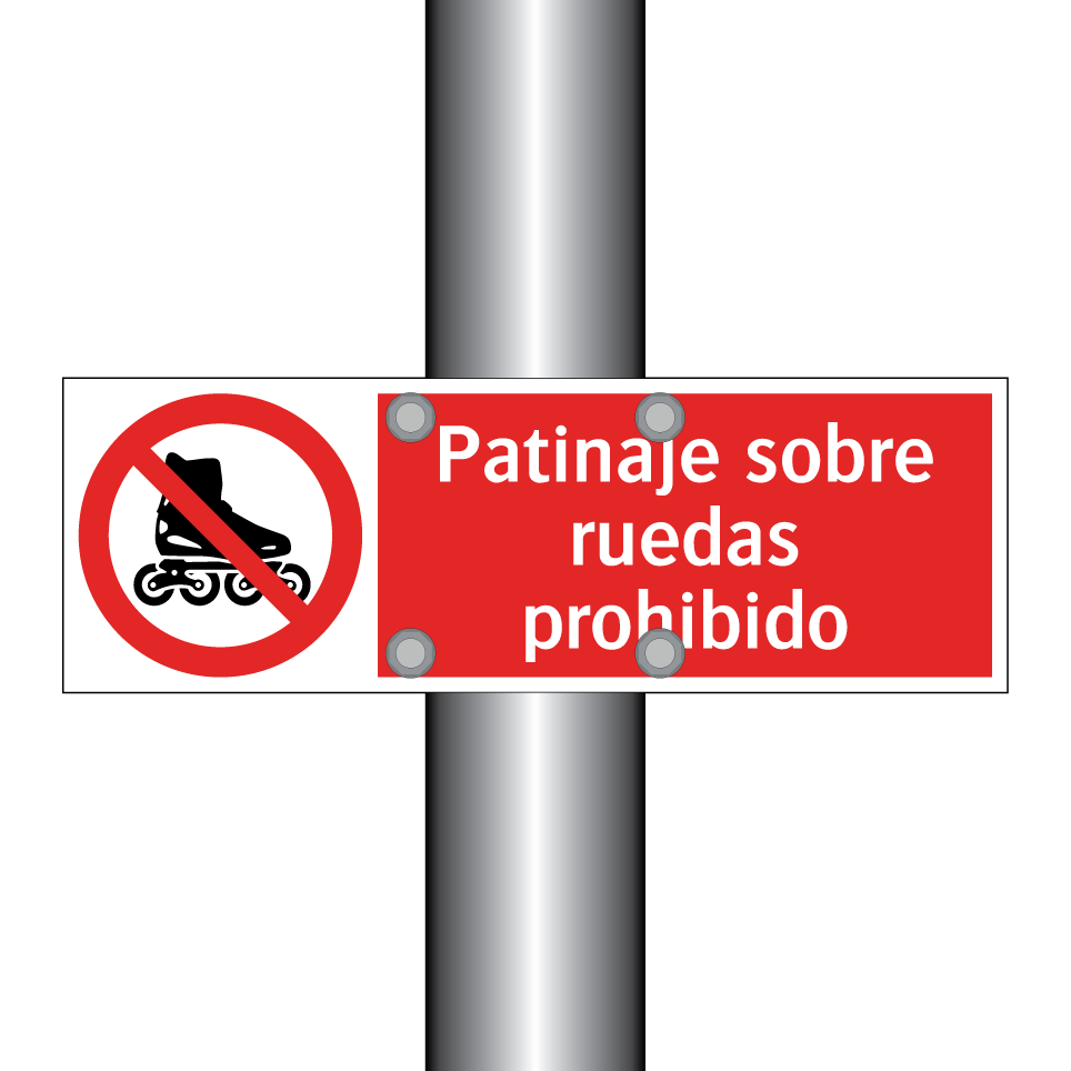 Patinaje sobre ruedas prohibido