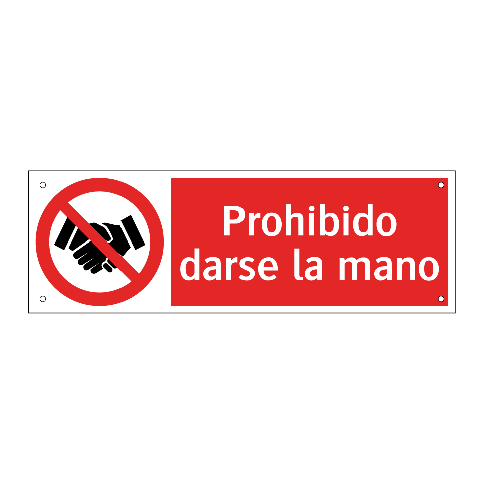 Prohibido darse la mano