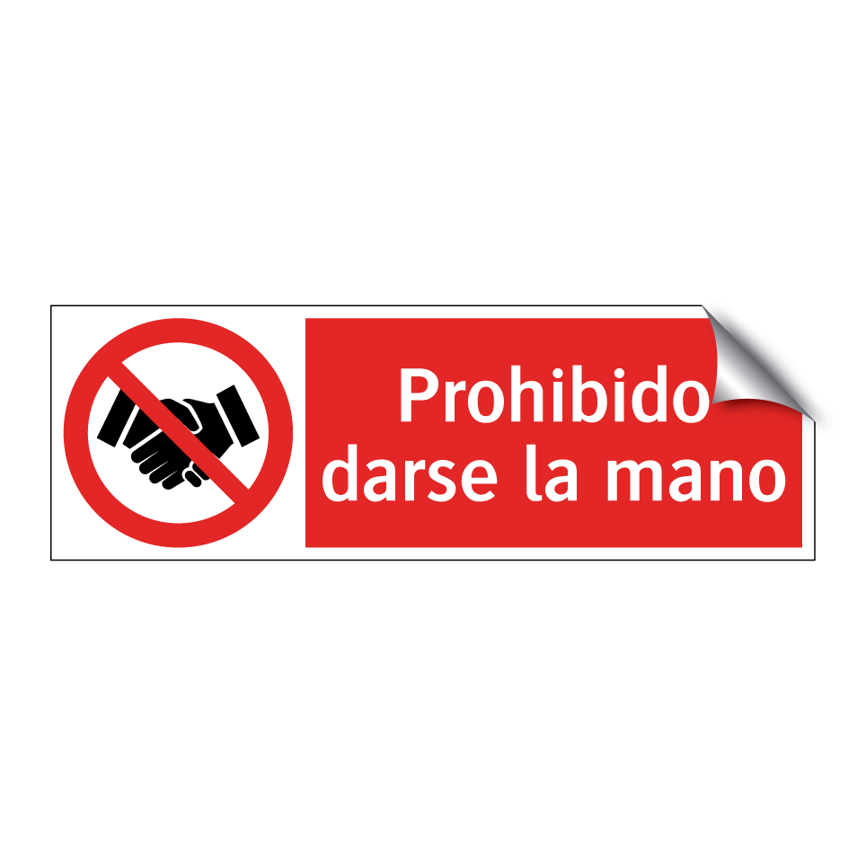 Prohibido darse la mano