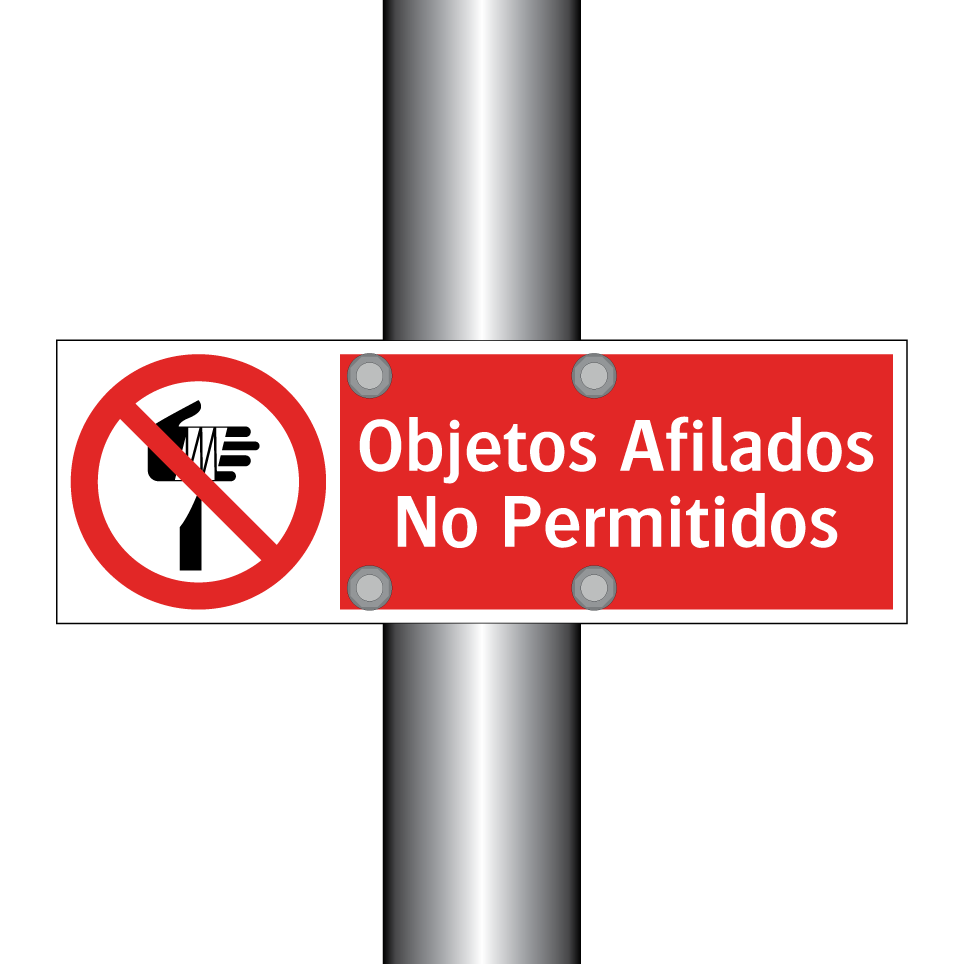Objetos Afilados No Permitidos