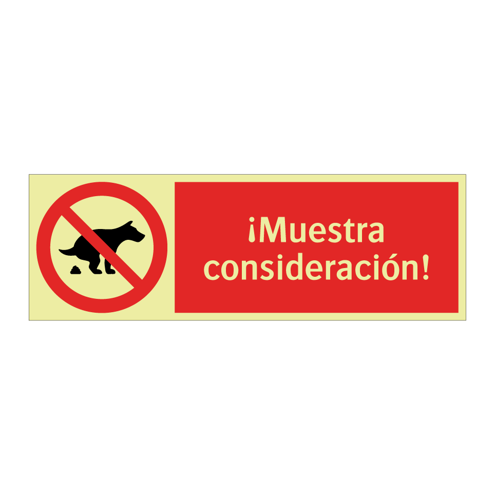 ¡Muestra consideración!