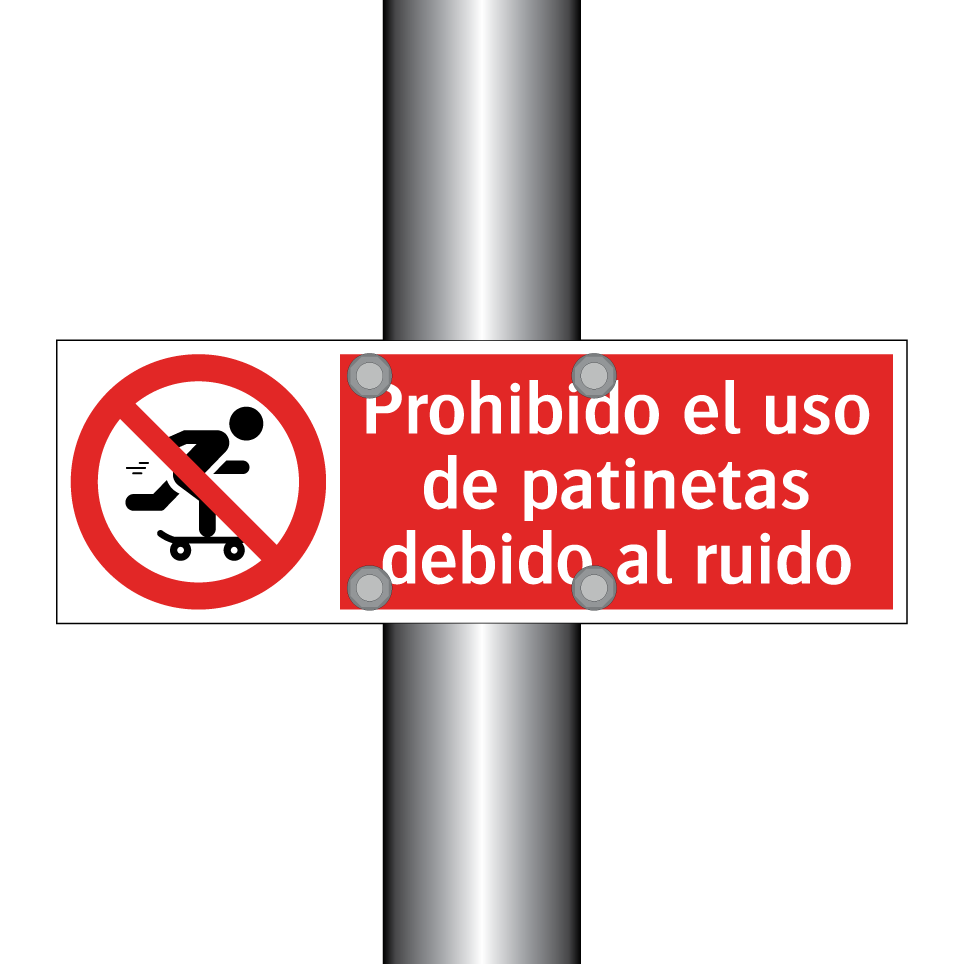 Prohibido el uso de patinetas debido al ruido